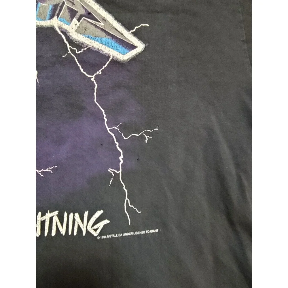 VINTAGE‎ METALLICA SHIRT RIDE THE LIGHTNING 1994 MENS X-LARGE ROCK BAND